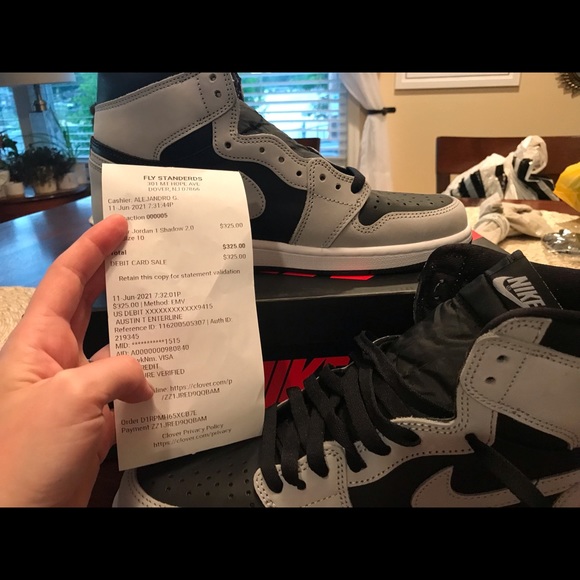 Brand new air Jorden’s 1 Shadow 2.0 sneakers - Picture 2 of 3